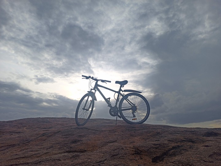 cycle ride to mountain top
