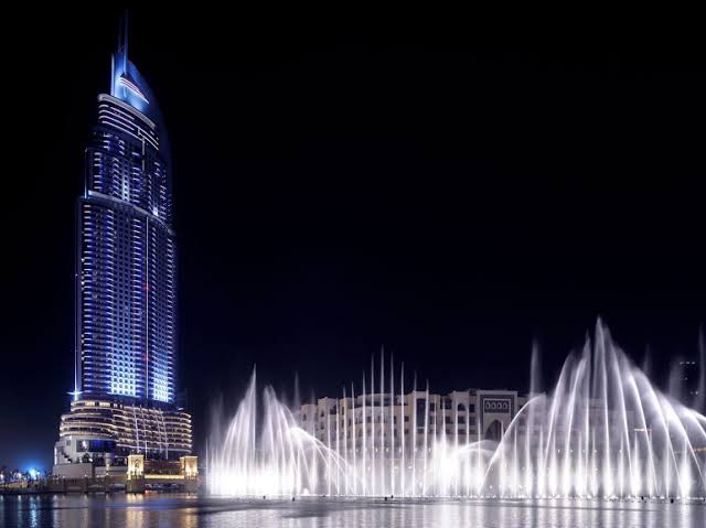 beautiful night view in my country Dubai