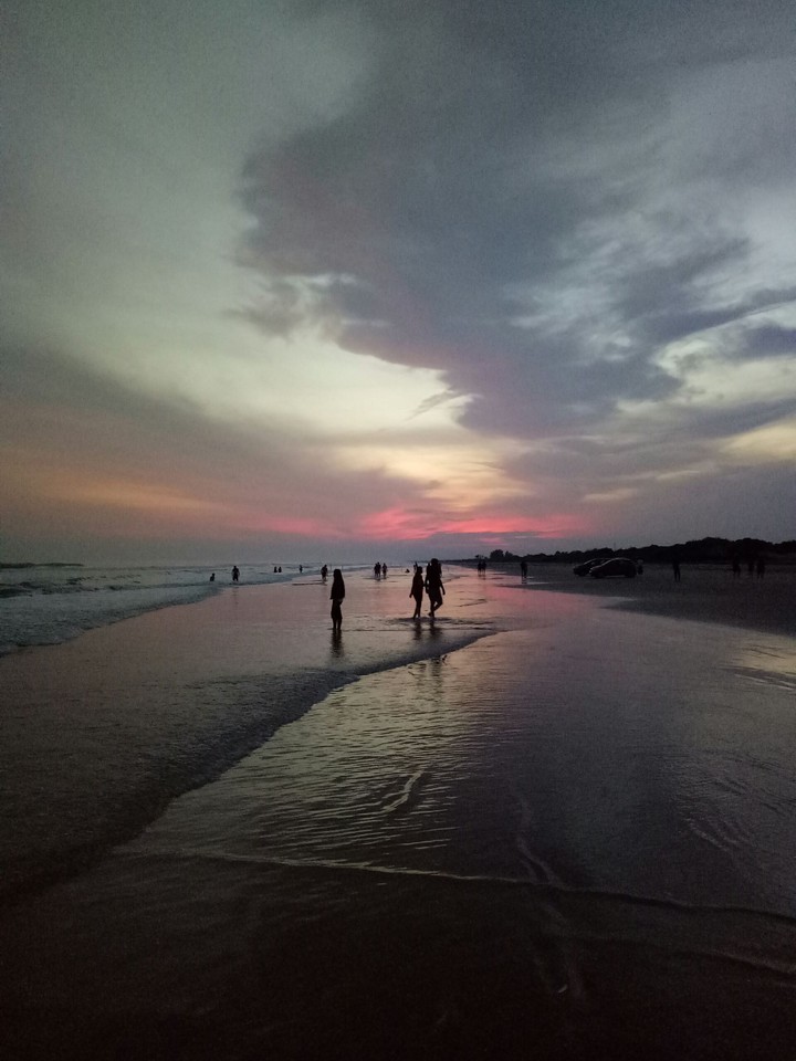Sunset at the beach