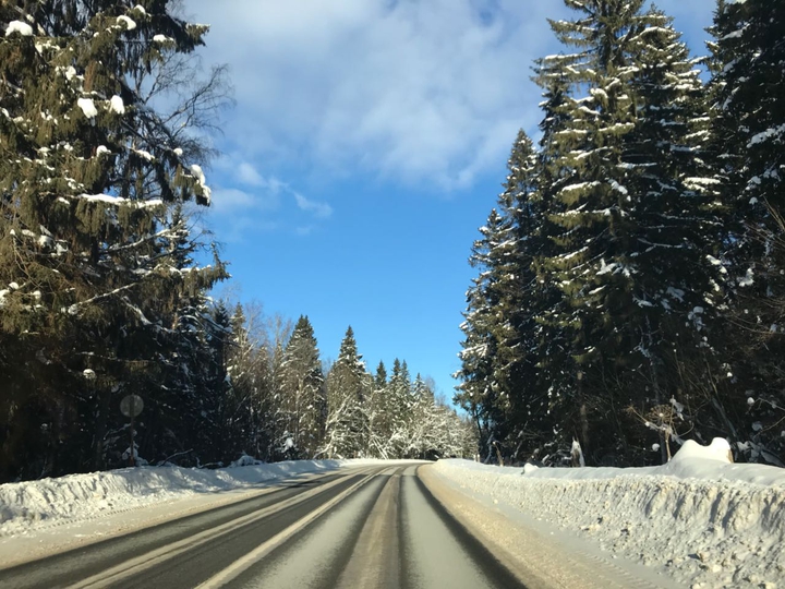 On the winter way...