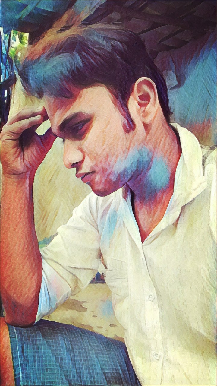 thinking a person