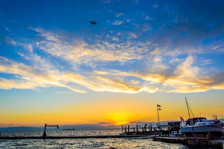 Sunset colours...