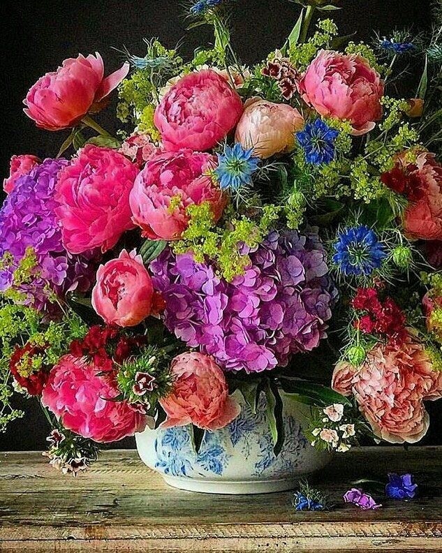 decoração com flores