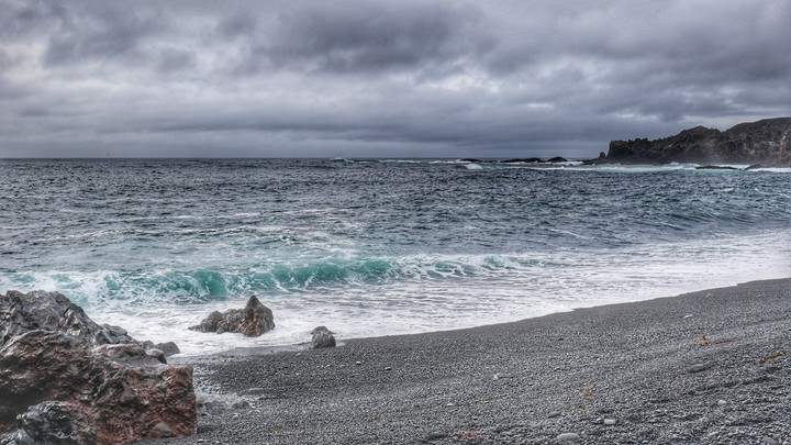 Atlantic Ocean on the South Coast of Iceland