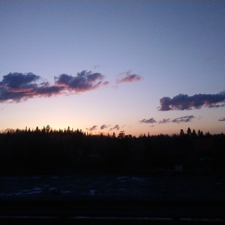 sunset in Ontario