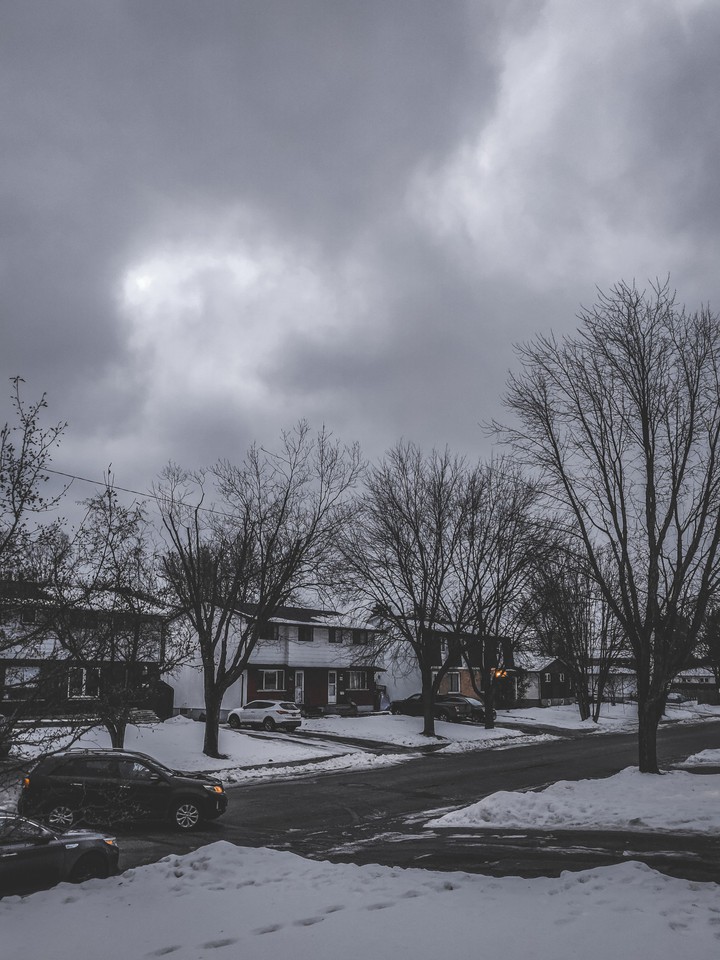 snow everywhere