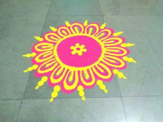 my theme rangoli