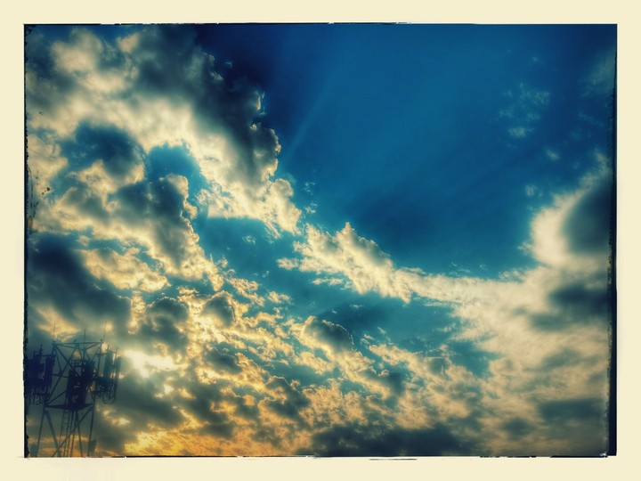 Cloudy sunset