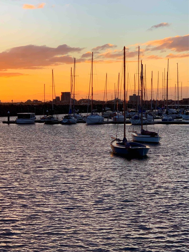 sunset light
