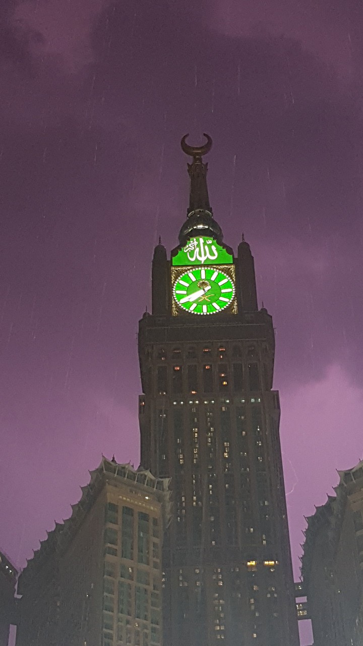 under rain
