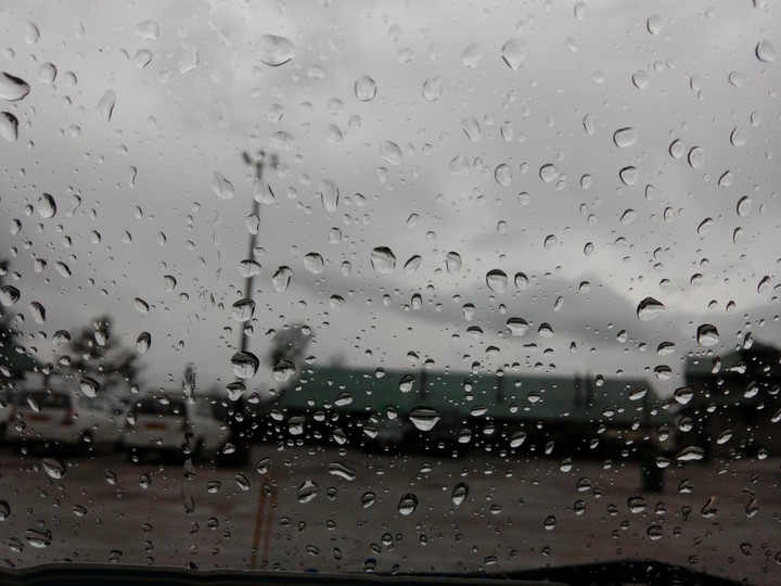 Raindrops....