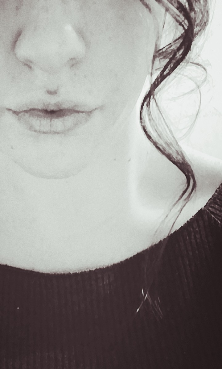 black and white