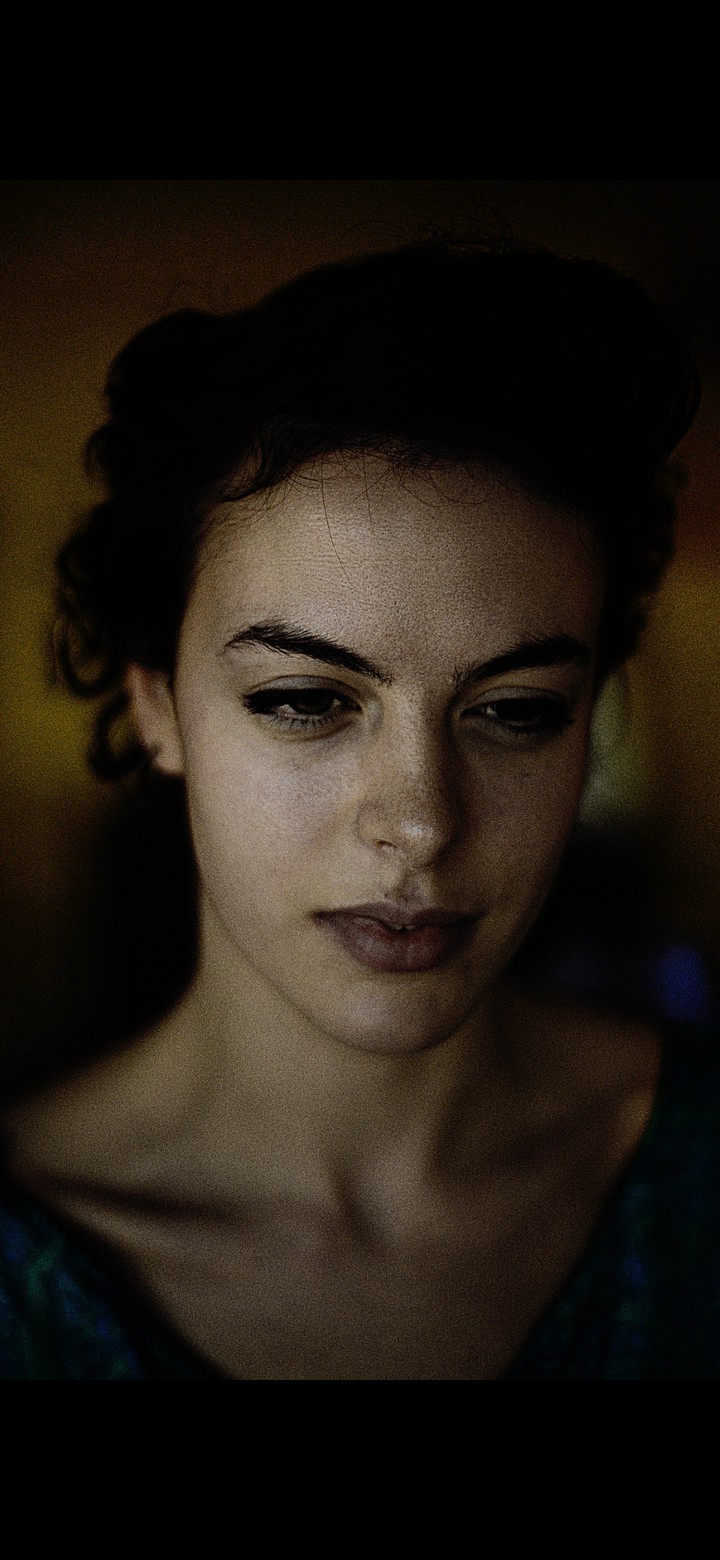a woman