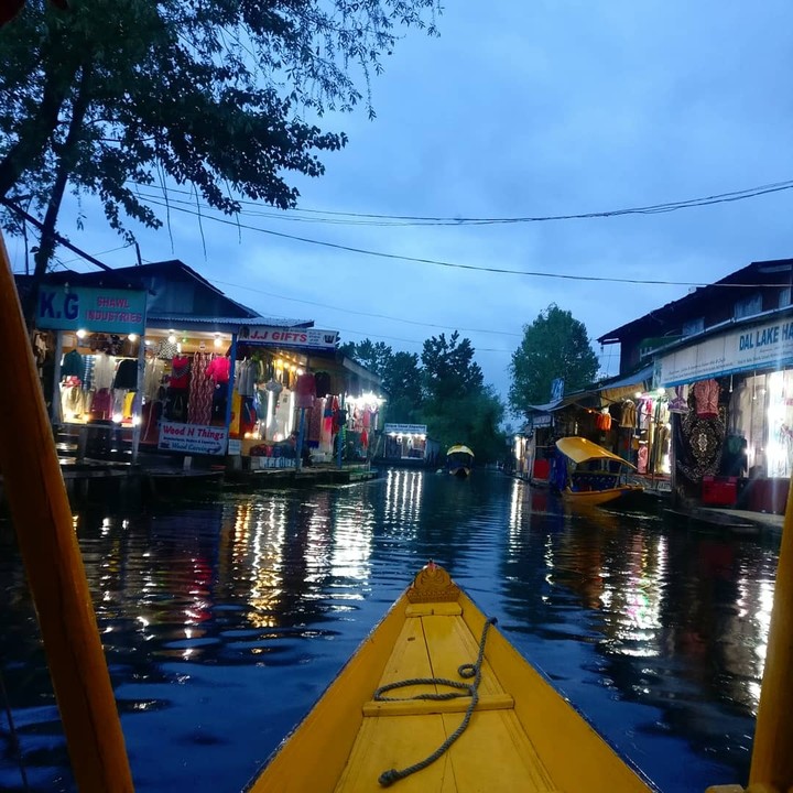 Dal Lake market