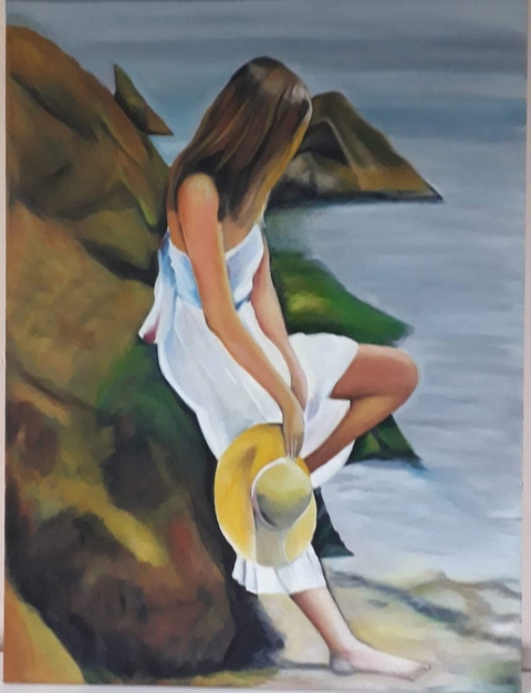 calf, Painting Hintergrundbilder