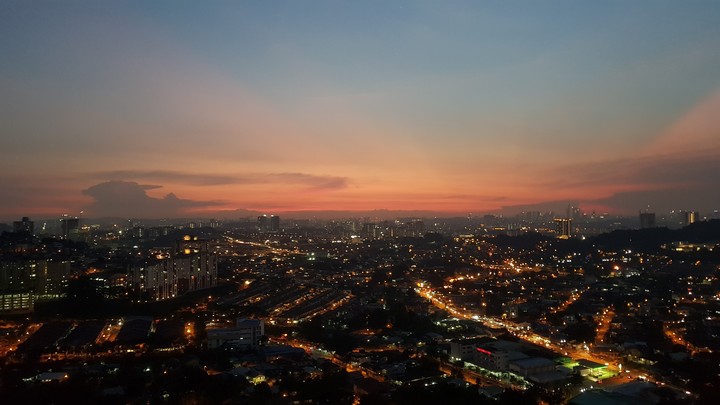 sunsets sky