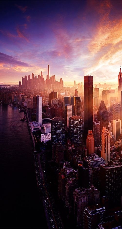 NY sunset