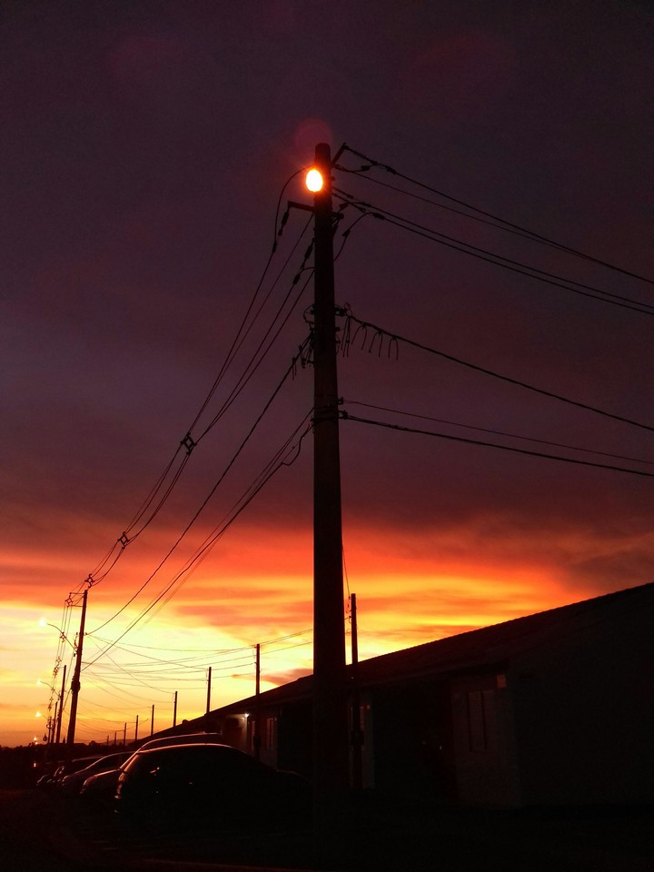 red sky