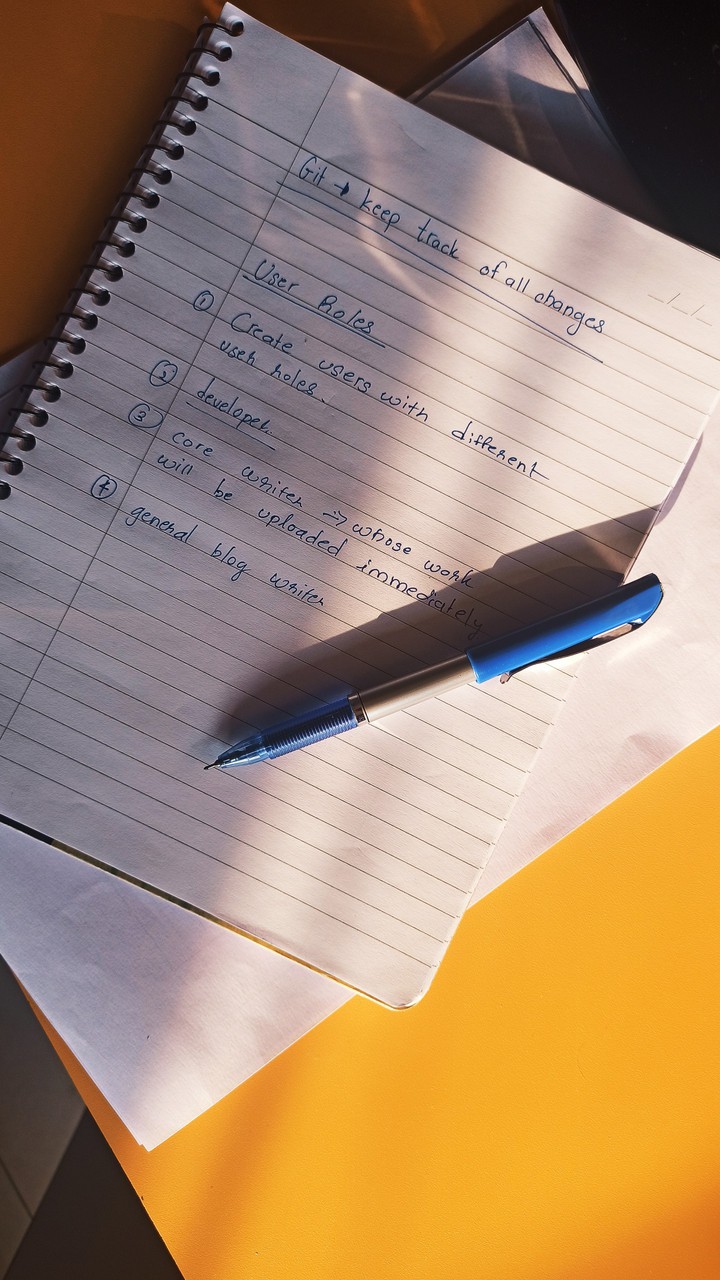 Notes and work