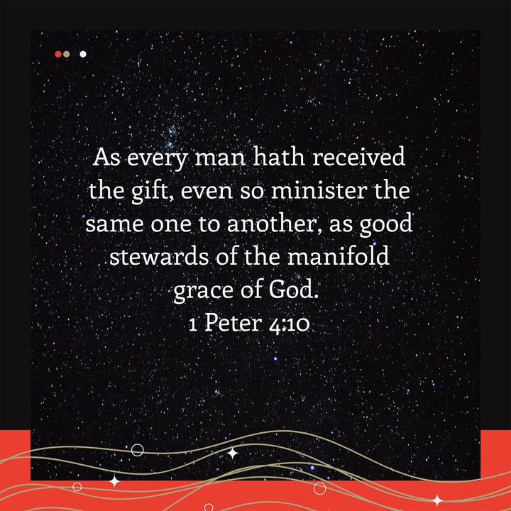 1 PETER 4:10