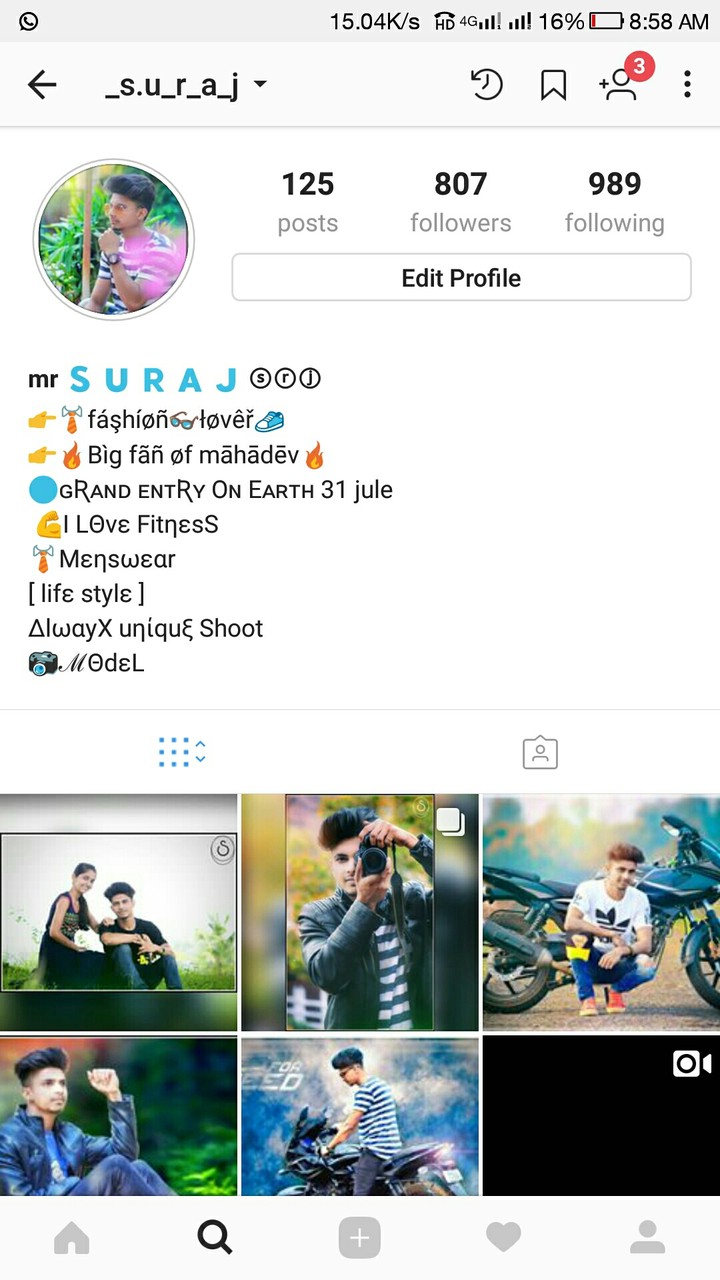 follow  instagram
