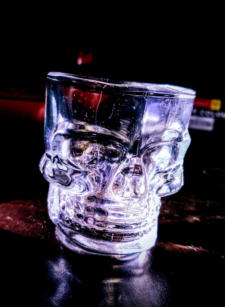 glass skull