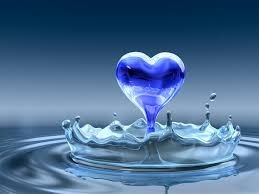 Blue Water Heart 