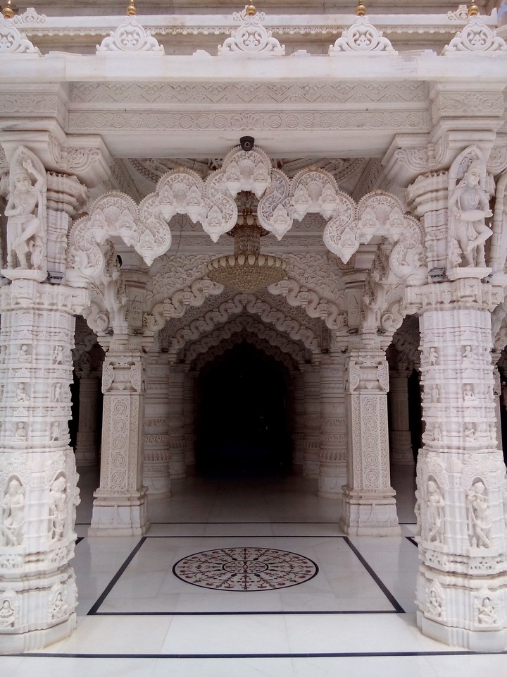 Indian Architecture-White Marble temple