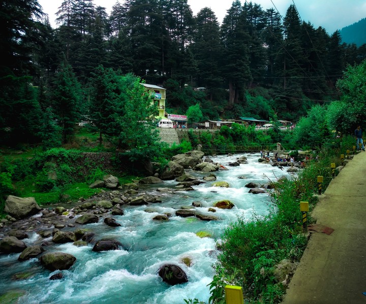 The beas river, a few kilometres after it's origin