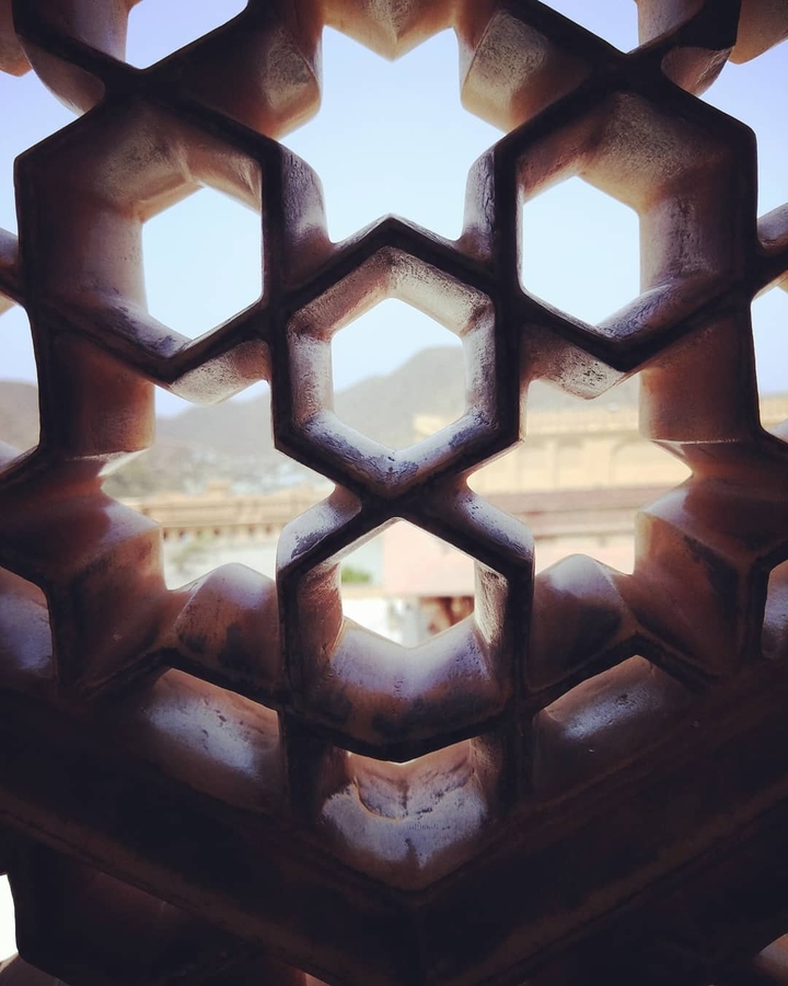 this picture is taken in Amer Fort, Jaipur, Rajasthan, India
