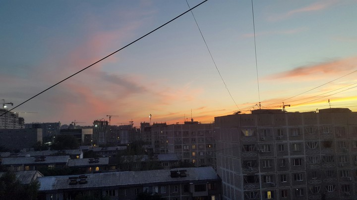 закат