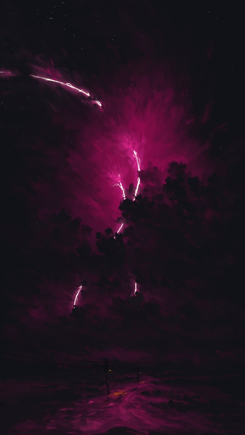 thunderstorm, space Hintergrundbilder