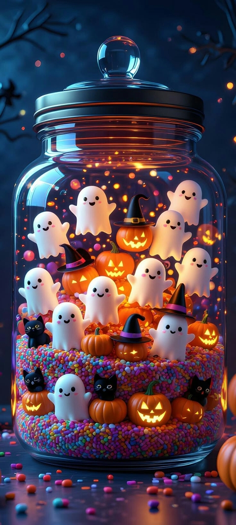 тапети trick-or-treating, annimation