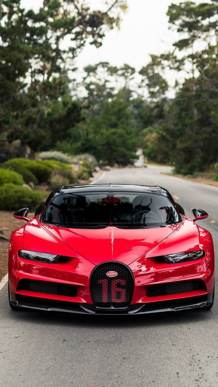 Red Bugatti Chiron