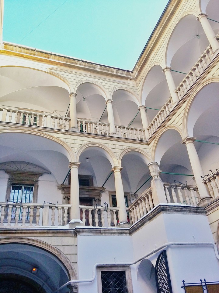 Courtyard in lviv