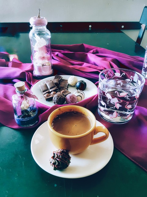 coffee and purple