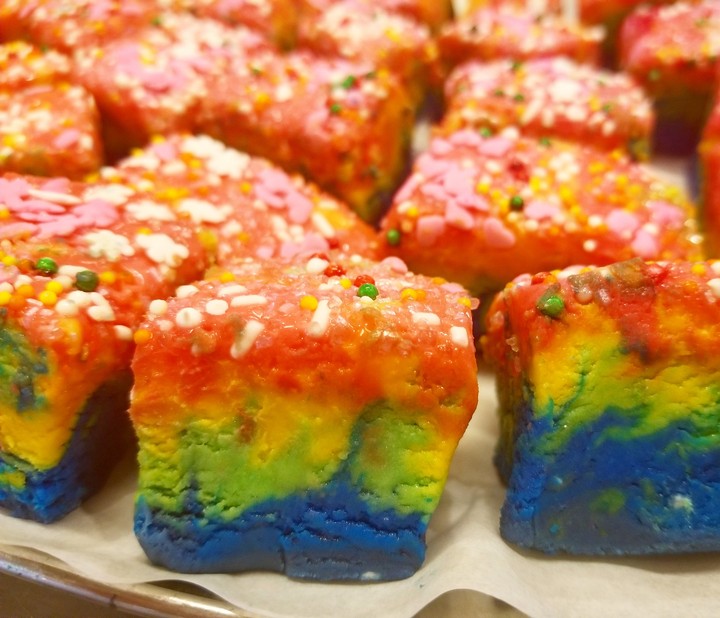 rainbow fudge