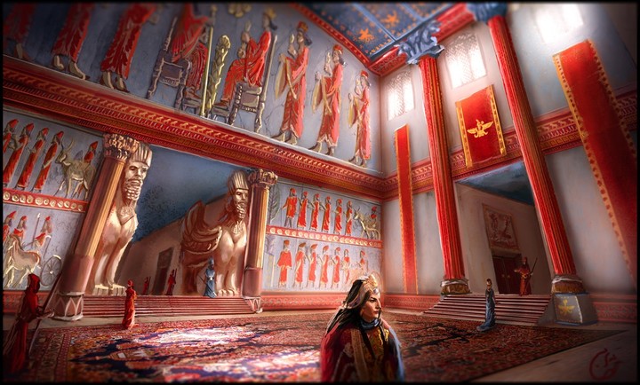 the palace reception