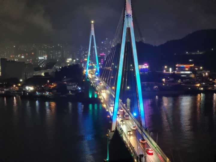 여수돌산대교 야경