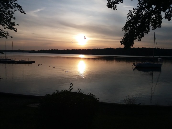 Lake Paprocany in Tychy