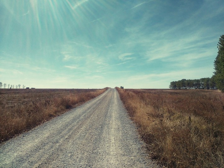 Go straight ahead...
