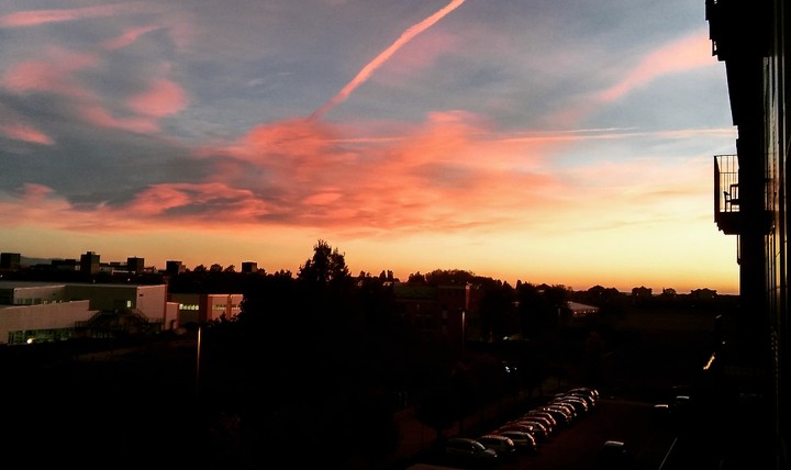 pavia sunset