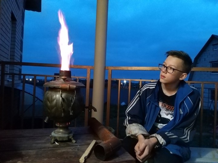 русский самовар...