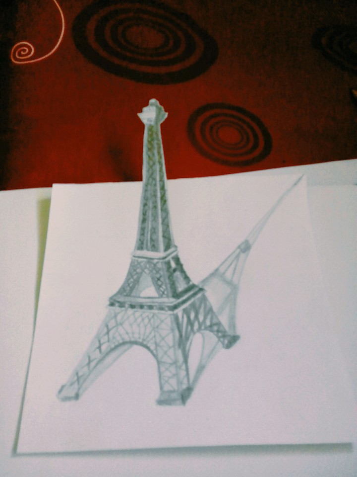 3 D art Eiffel