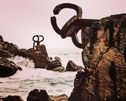 El peine del viento, la huella de Chillida