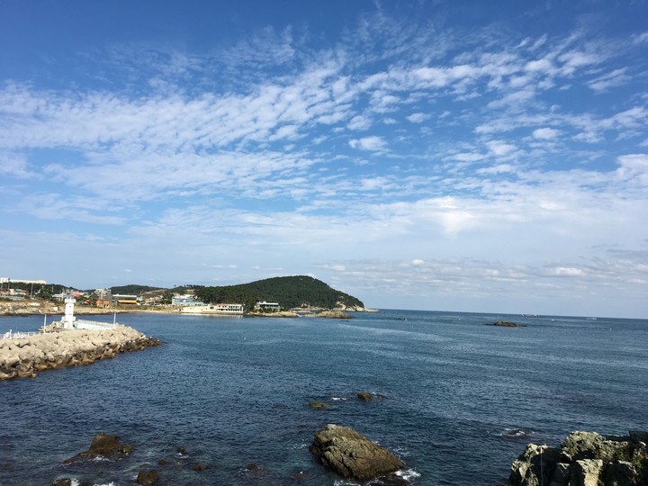 부산 바다 청사포 Sea