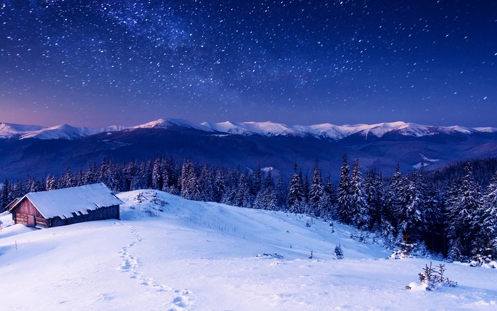ice mountain hills