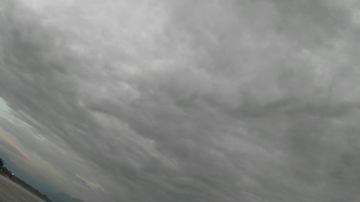 its cloudy