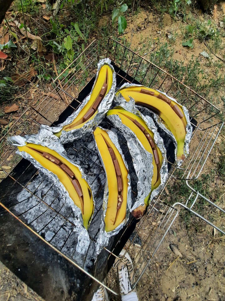 Бананы на гриле
