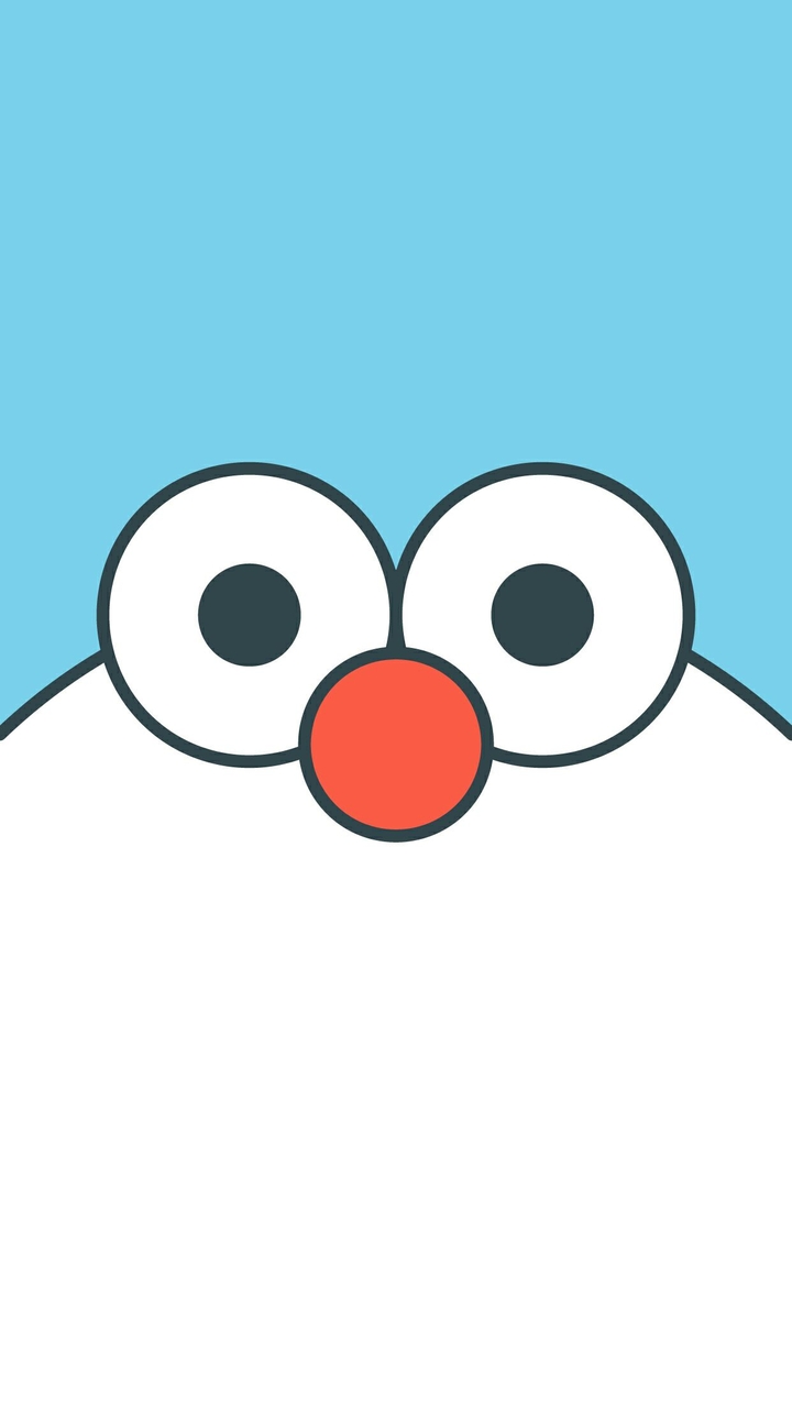 Doraemon cartoon background.
